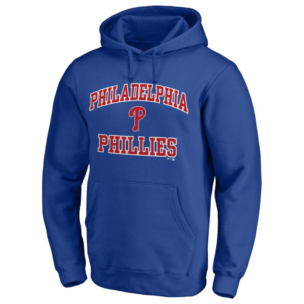 Philadelphia Phillies Fanatics MTO Label Heart & Soul Pullover Hoodie - Royal Hoodies