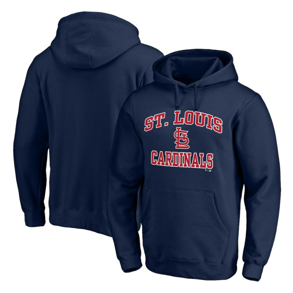 St. Louis Cardinals Heart & Soul Pullover Hoodie - Navy Hoodies