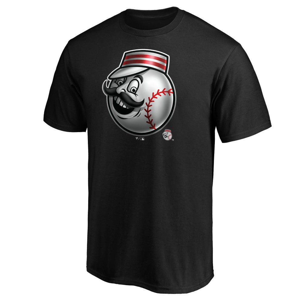 Cincinnati Reds Midnight Mascot T-Shirt - Black T-shirts