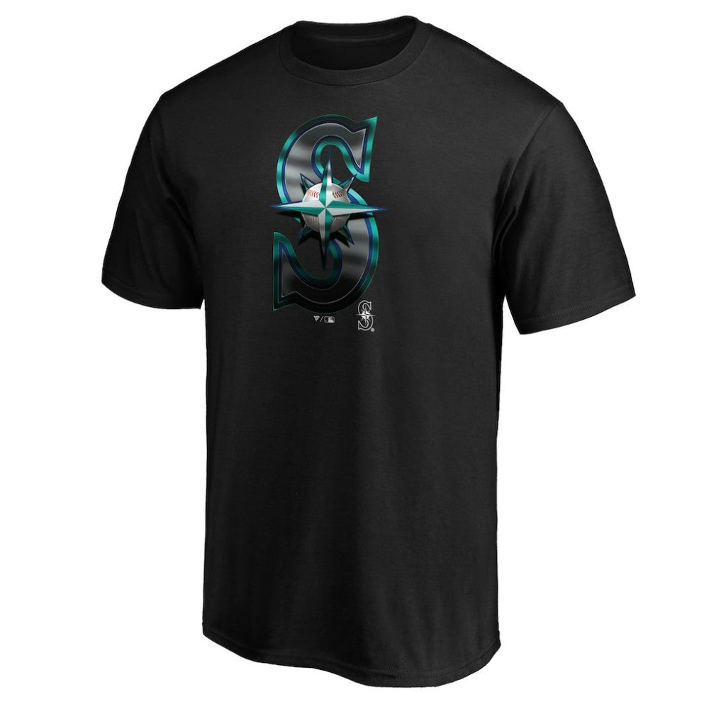 Seattle Mariners Midnight Mascot T-Shirt - Black T-shirts