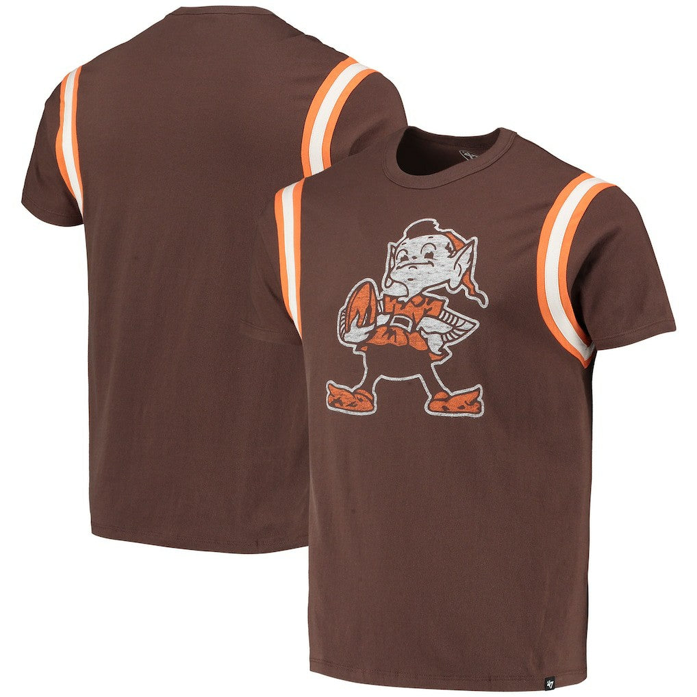 Cleveland Browns '47 Premier Point T-Shirt Brown