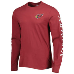 Arizona Cardinals '47 Triple Threat Franklin Long Sleeve T-Shirt Cardinal