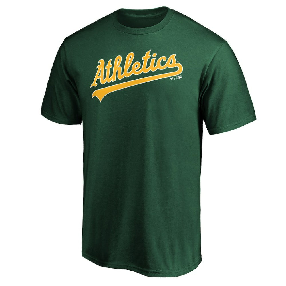 Athletics Official Wordmark Team T-Shirt - Green T-shirts