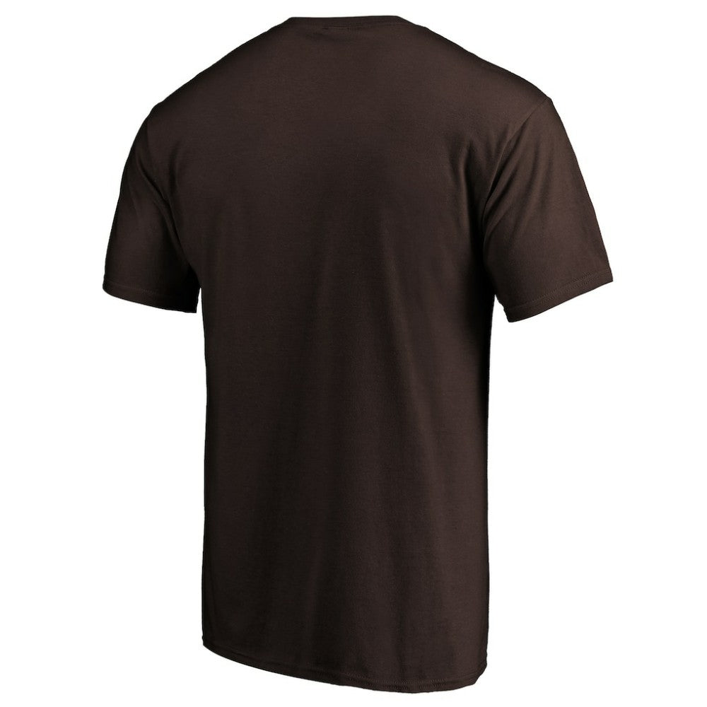 San Diego Padres Official Wordmark T-Shirt - Brown T-shirts
