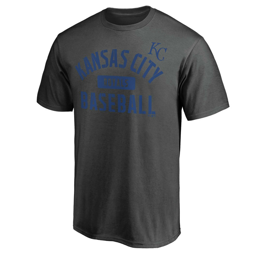 Kansas City Royals Iconic Primary Pill T-Shirt - Charcoal T-shirts