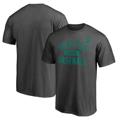 Seattle Mariners Iconic Primary Pill T-Shirt - Charcoal T-shirts