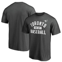 Toronto Blue Jays Iconic Primary Pill T-Shirt - Charcoal T-shirts