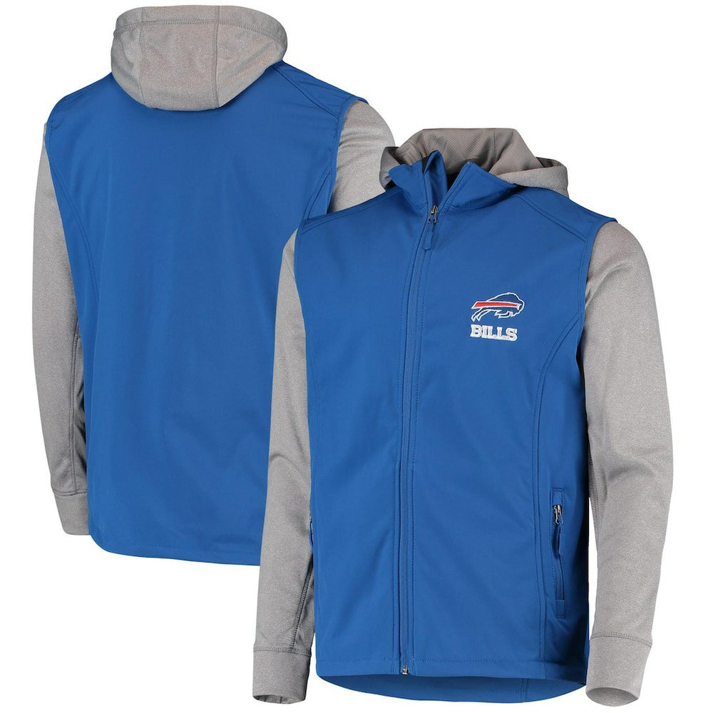 Buffalo Bills Dunbrooke Alpha Full-Zip Jacket Royal/Gray