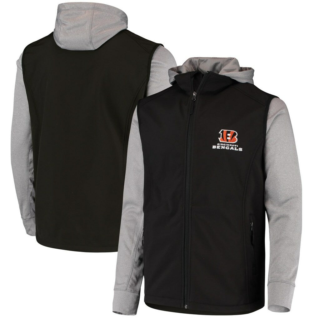 Cincinnati Bengals Dunbrooke Alpha Full-Zip Jacket Black/Gray