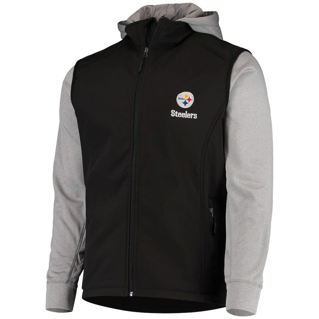 Pittsburgh Steelers Dunbrooke Alpha Full-Zip Jacket Black/Gray