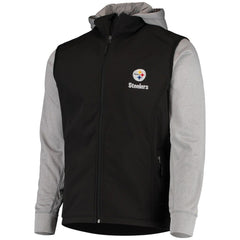 Pittsburgh Steelers Dunbrooke Alpha Full-Zip Jacket Black/Gray