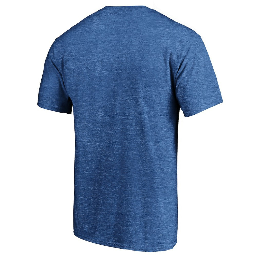 Brooklyn Dodgers Cooperstown Collection True Classics Throwback Logo Tri-Blend T-Shirt - Royal T-shirts