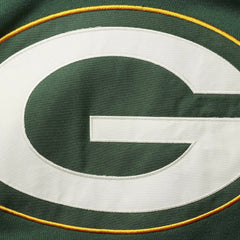 Green Bay Packers '47 Lacer V-Neck Pullover Hoodie Green/Gold