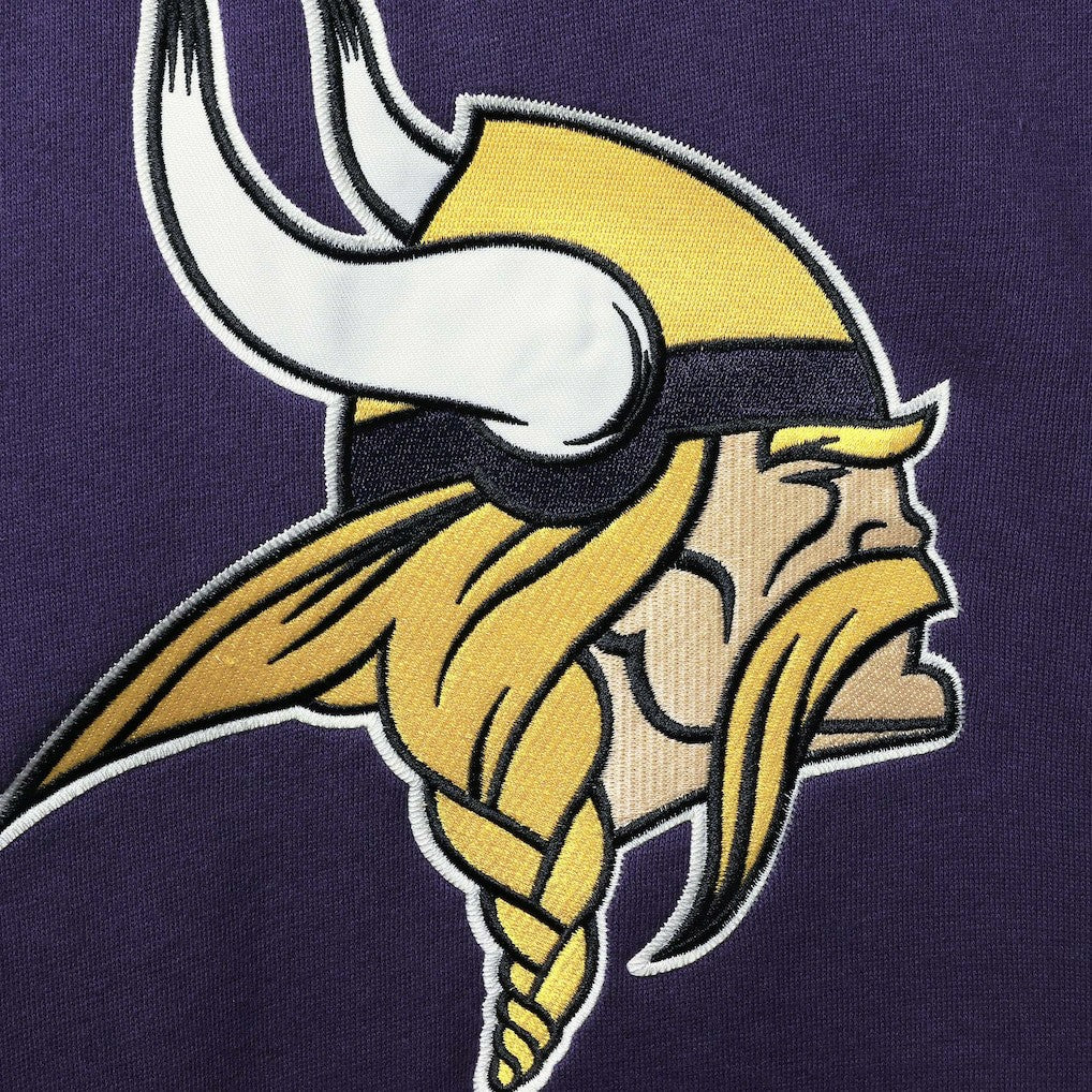 Minnesota Vikings '47 Lacer V-Neck Pullover Hoodie Purple/Gold