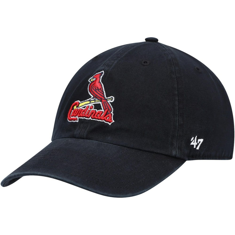 St. Louis Cardinals '47 Clean Up Adjustable Hat - Black Hats