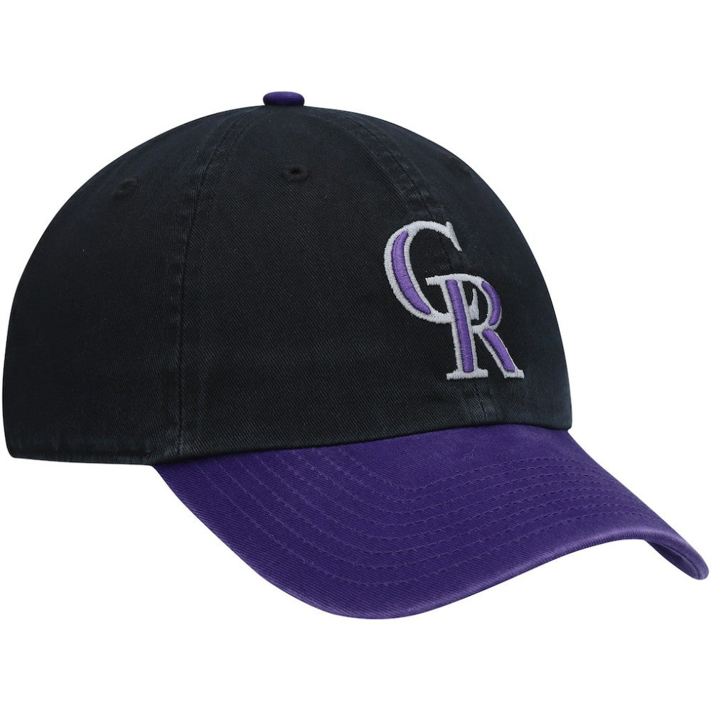 Colorado Rockies '47 Clean Up Adjustable Hat - Black Hats