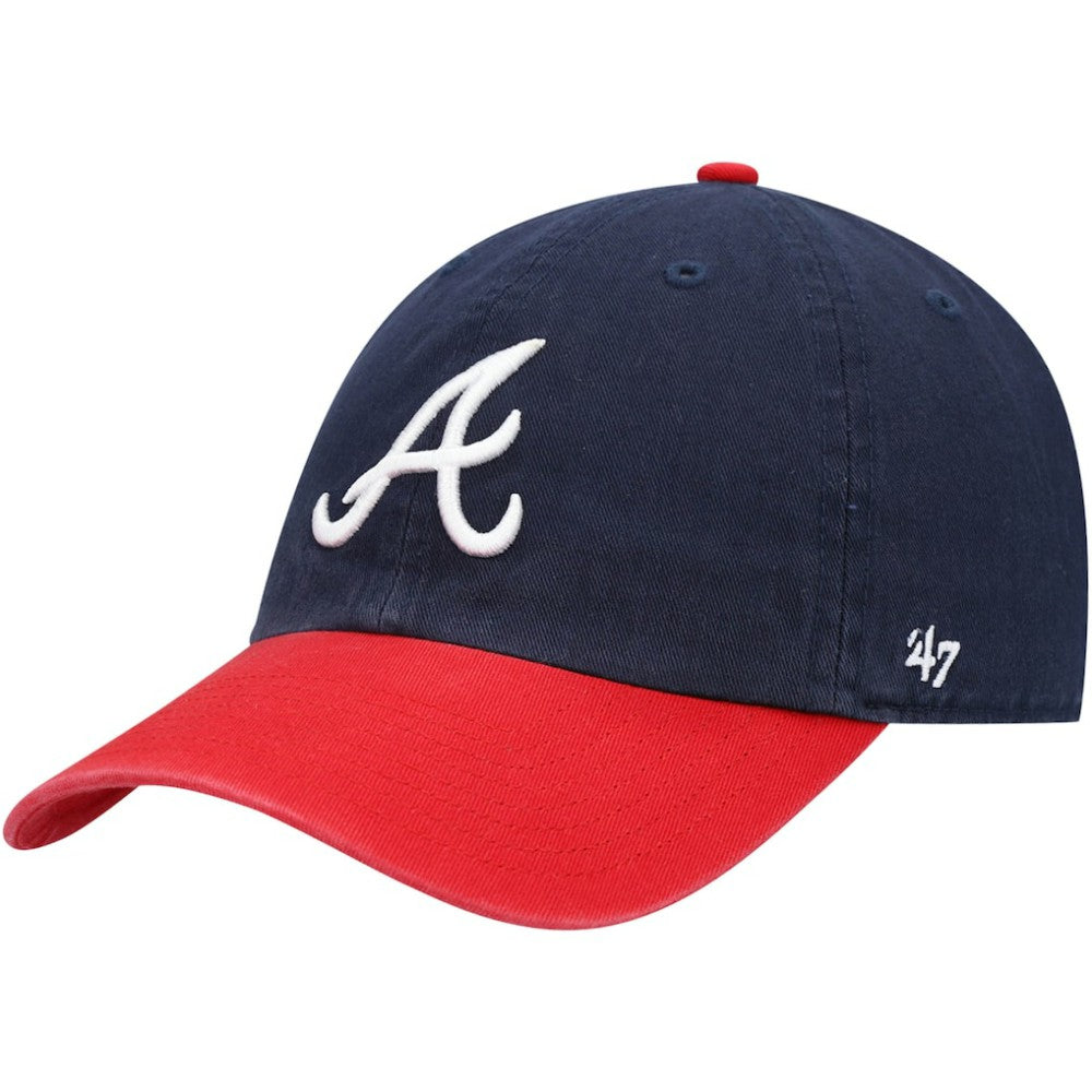 Atlanta Braves '47 Clean Up Adjustable Hat - Navy Hats