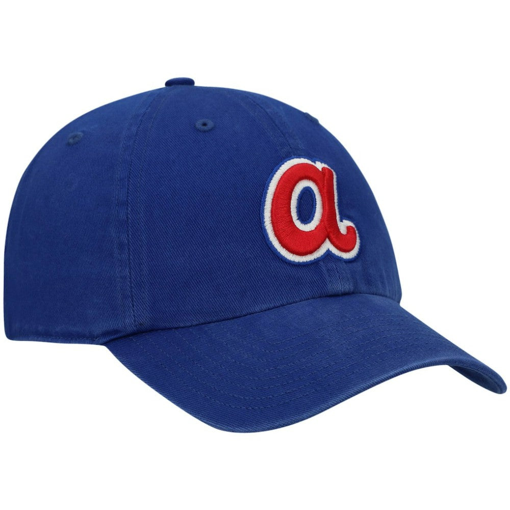 Atlanta Braves '47 1972 Logo Cooperstown Collection Clean Up Adjustable Hat - Royal Hats