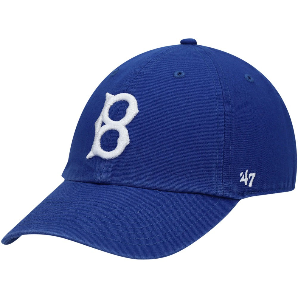 Brooklyn Dodgers '47 1949 Logo Cooperstown Collection Clean Up Adjustable Hat - Royal Hats