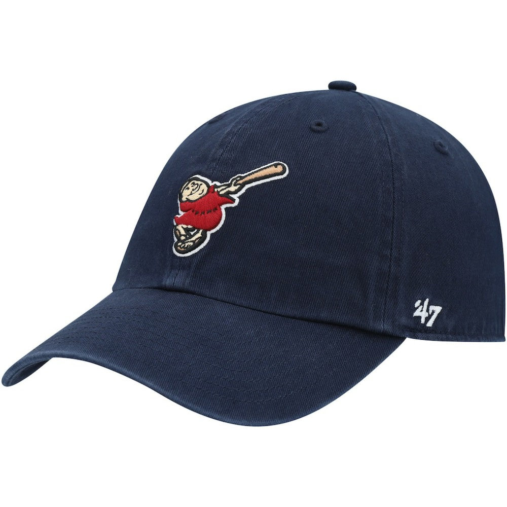 San Diego Padres '47 Logo Cooperstown Collection Clean Up Adjustable Hat - Navy Hats