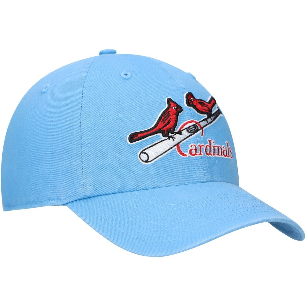 St. Louis Cardinals '47 Logo Cooperstown Collection Clean Up Adjustable Hat - Light Blue Hats