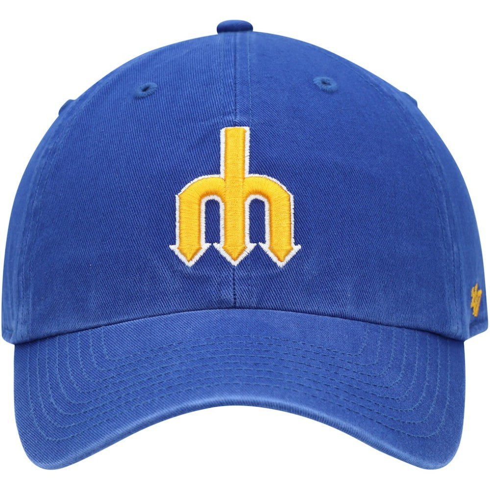 Seattle Mariners '47 1977 Logo Cooperstown Collection Clean Up Adjustable Hat - Royal Hats