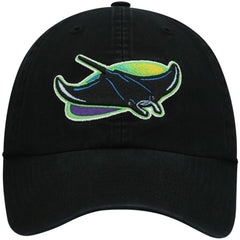 Tampa Bay Rays '47 2000 Logo Cooperstown Collection Clean Up Adjustable Hat - Black Hats