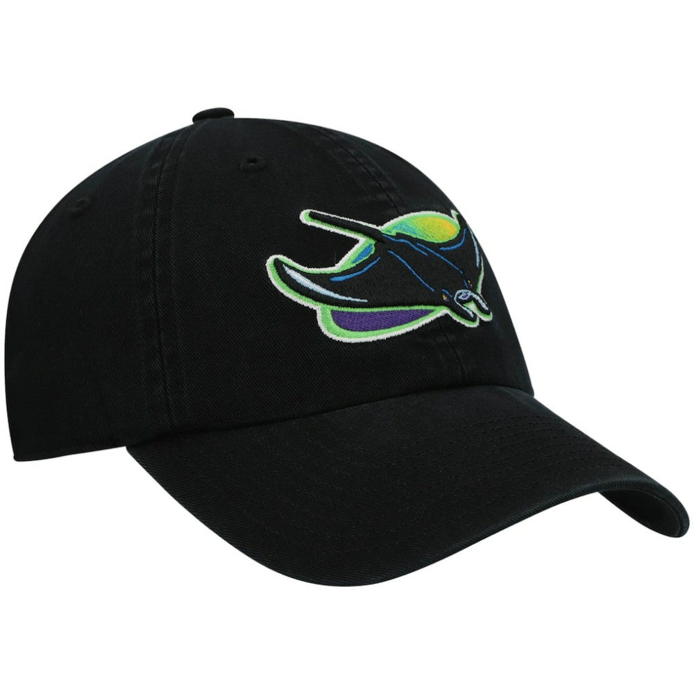 Tampa Bay Rays '47 2000 Logo Cooperstown Collection Clean Up Adjustable Hat - Black Hats
