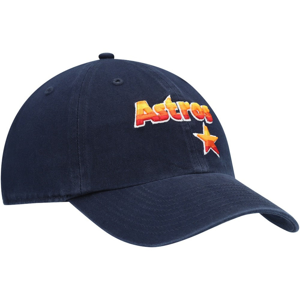 Houston Astros '47 Logo Cooperstown Collection Clean Up Adjustable Hat - Navy Hats