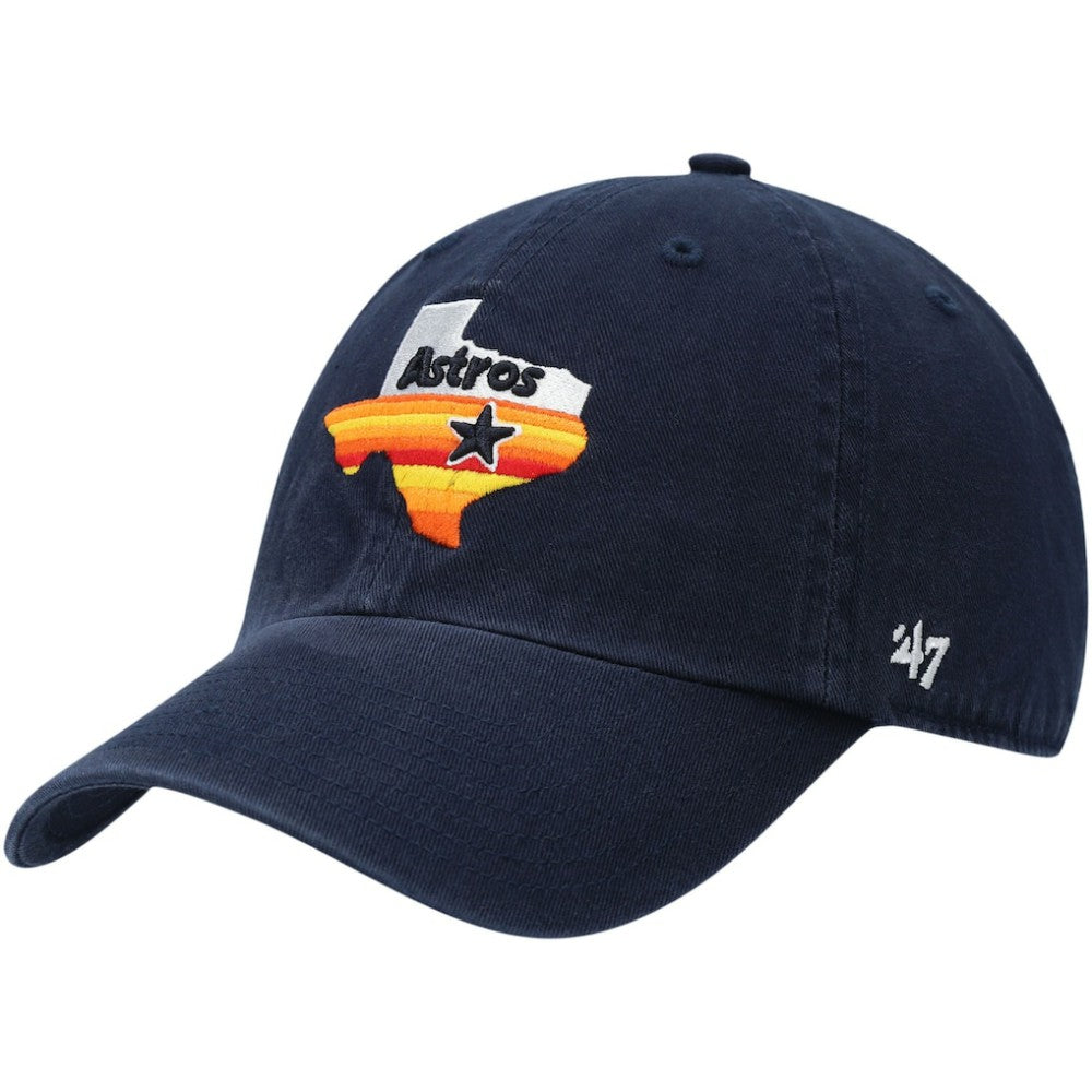 Houston Astros '47 1984 Logo Cooperstown Collection Clean Up Adjustable Hat - Navy Hats