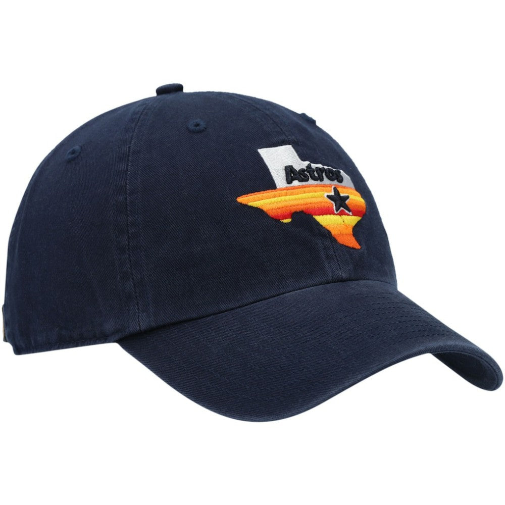 Houston Astros '47 1984 Logo Cooperstown Collection Clean Up Adjustable Hat - Navy Hats