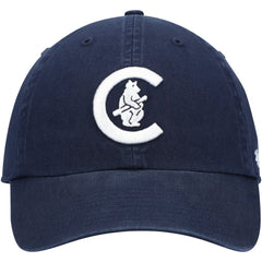 Chicago Cubs '47 C Bear Logo Cooperstown Collection Clean Up Adjustable Hat - Navy Hats