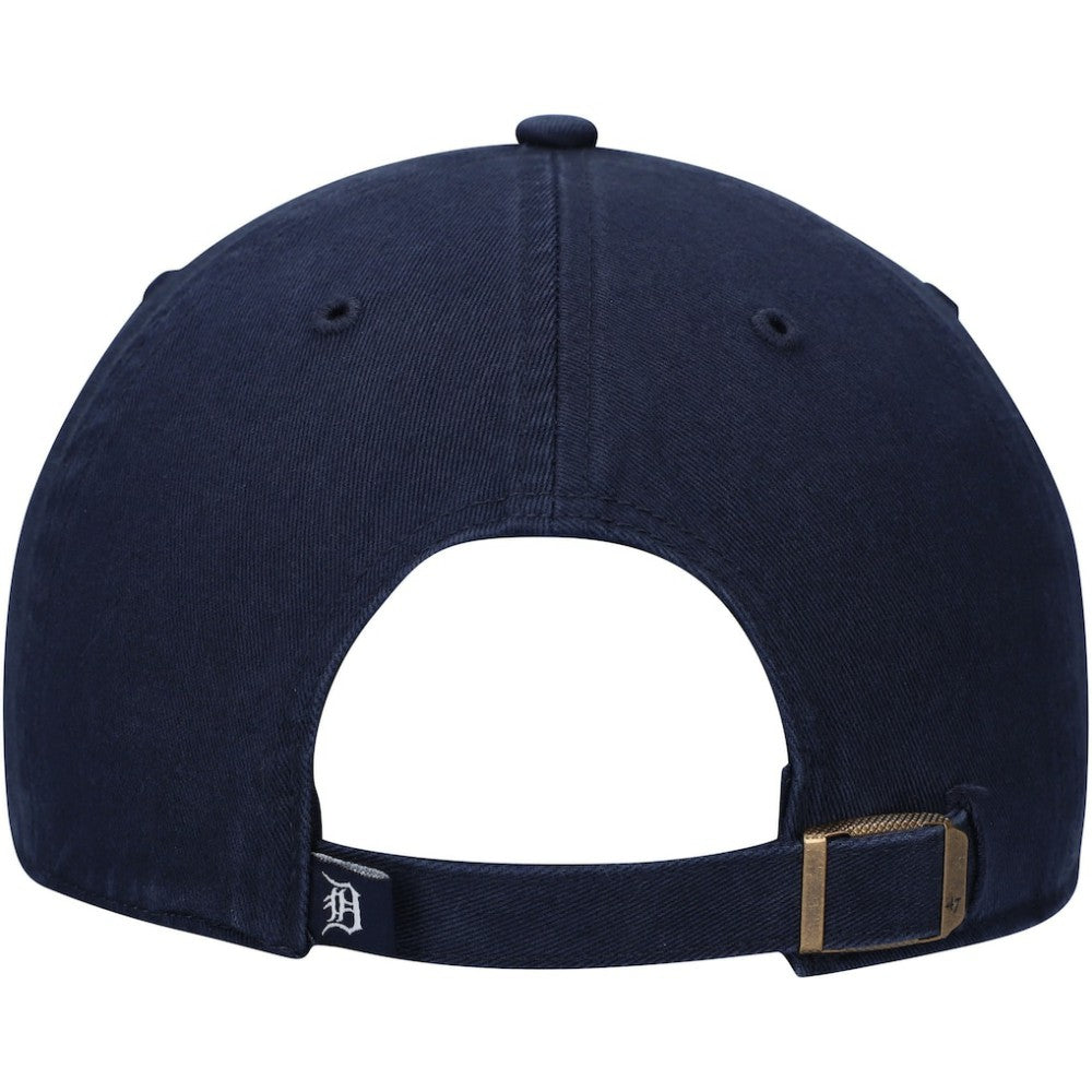 Detroit Tigers '47 Logo Cooperstown Collection Clean Up Adjustable Hat - Navy Hats