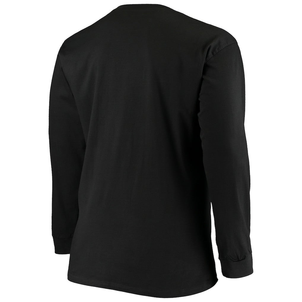 Jacksonville Jaguars Big & Tall Color Pop Long Sleeve T-Shirt Black
