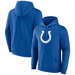Indianapolis Colts Primary Logo Fitted Pullover Hoodie Royal