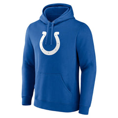 Indianapolis Colts Primary Logo Fitted Pullover Hoodie Royal
