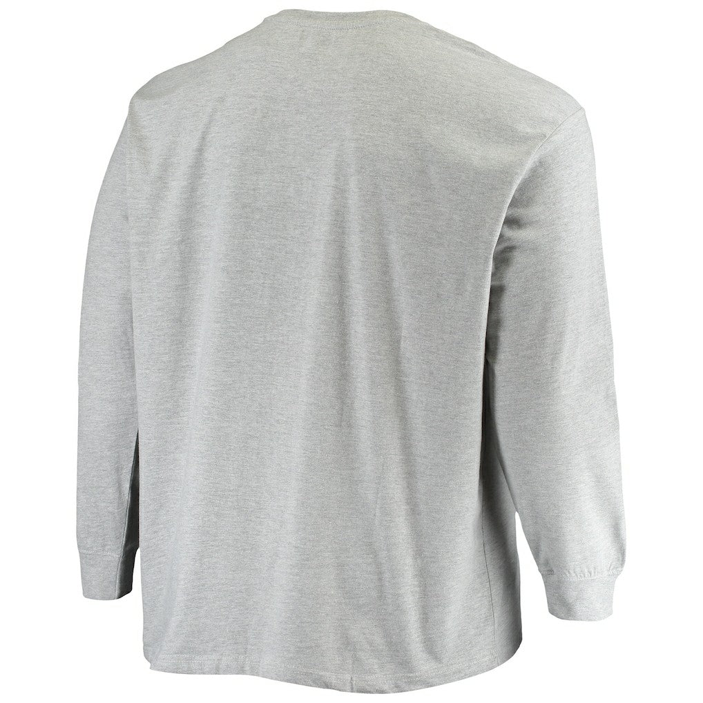 Los Angeles Rams Big & Tall Practice Long Sleeve T-Shirt Heathered Gray