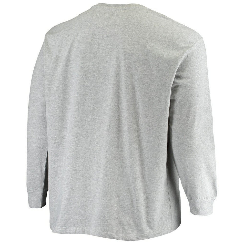 Los Angeles Rams Big & Tall Practice Long Sleeve T-Shirt Heathered Gray