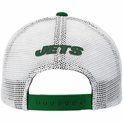 New York Jets Youth Core Lockup Adjustable Hat Green/White