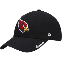 Arizona Cardinals '47 Women's Miata Clean Up Primary Adjustable Hat Black