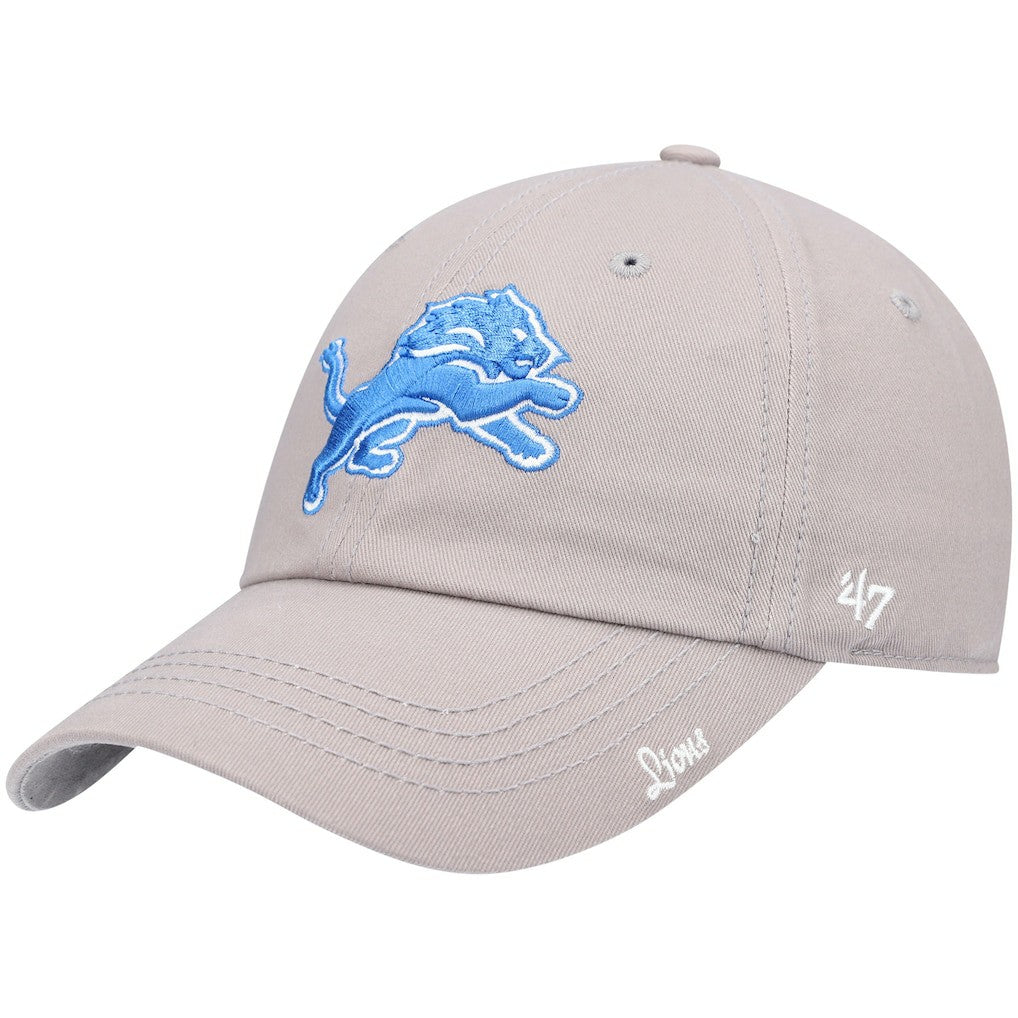 Detroit Lions '47 Women's Miata Clean Up Primary Adjustable Hat Silver