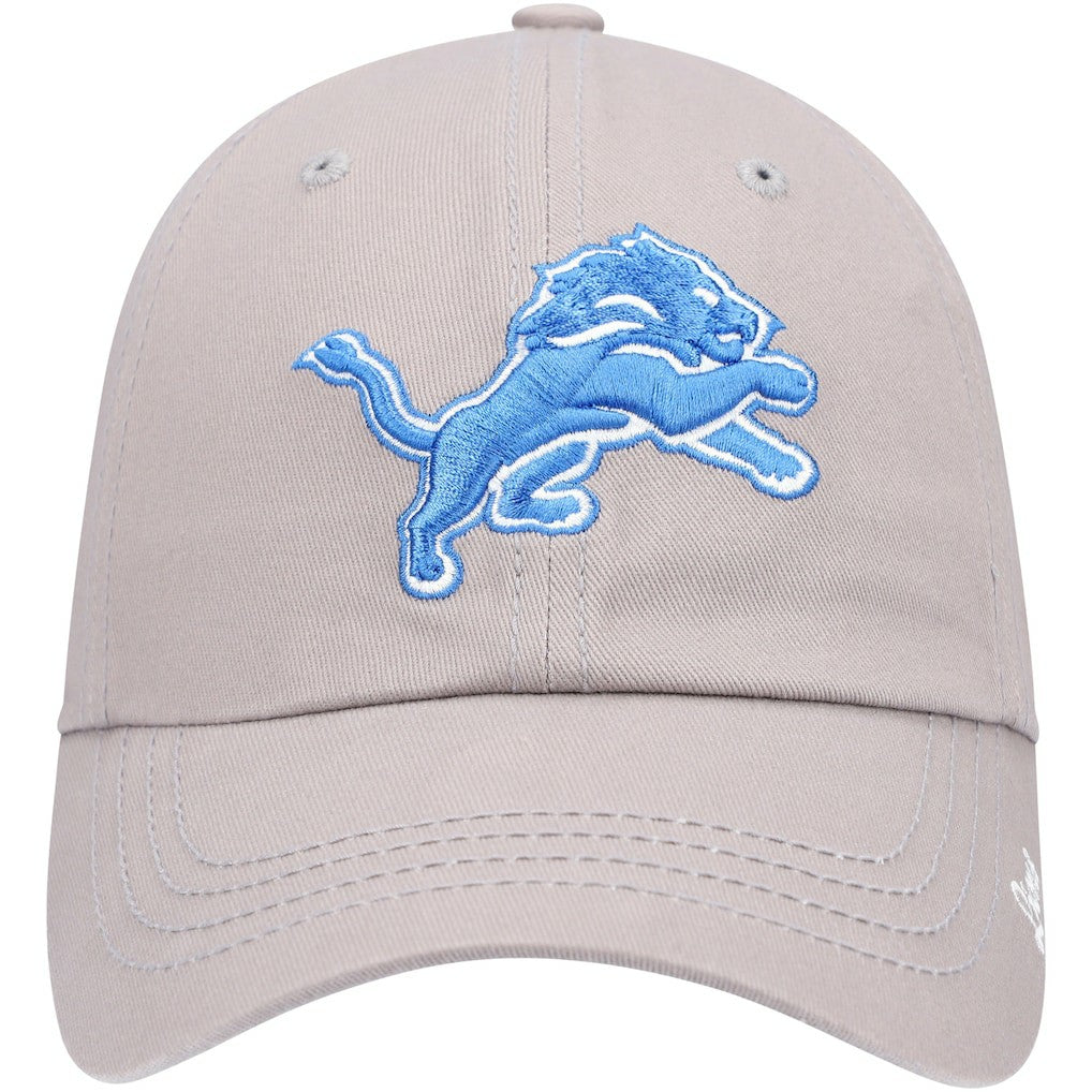 Detroit Lions '47 Women's Miata Clean Up Primary Adjustable Hat Silver