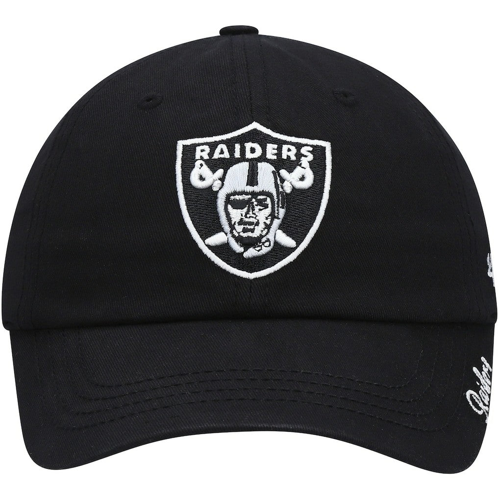 Las Vegas Raiders '47 Women's Miata Clean Up Primary Adjustable Hat Black