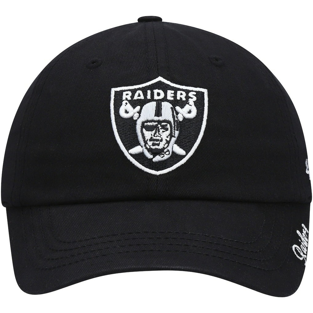 Las Vegas Raiders '47 Women's Miata Clean Up Primary Adjustable Hat Black