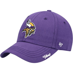 Minnesota Vikings '47 Women's Miata Clean Up Primary Adjustable Hat Purple