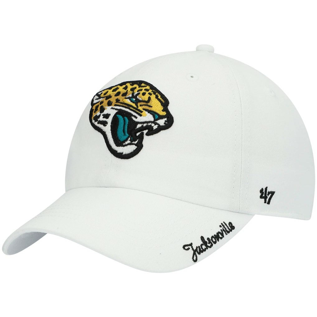 Jacksonville Jaguars '47 Women's Miata Clean Up Logo Adjustable Hat White