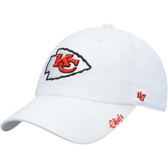 Kansas City Chiefs '47 Women's Miata Clean Up Logo Adjustable Hat White