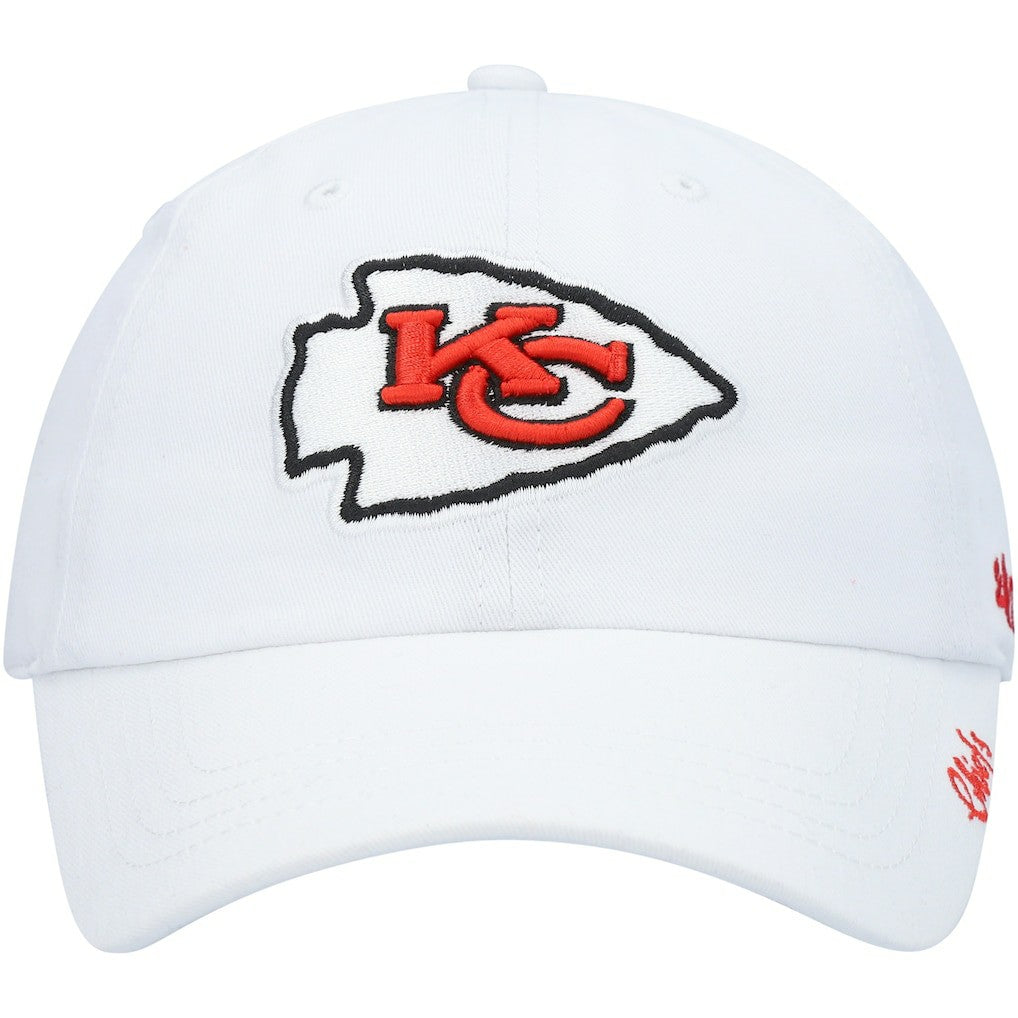 Kansas City Chiefs '47 Women's Miata Clean Up Logo Adjustable Hat White