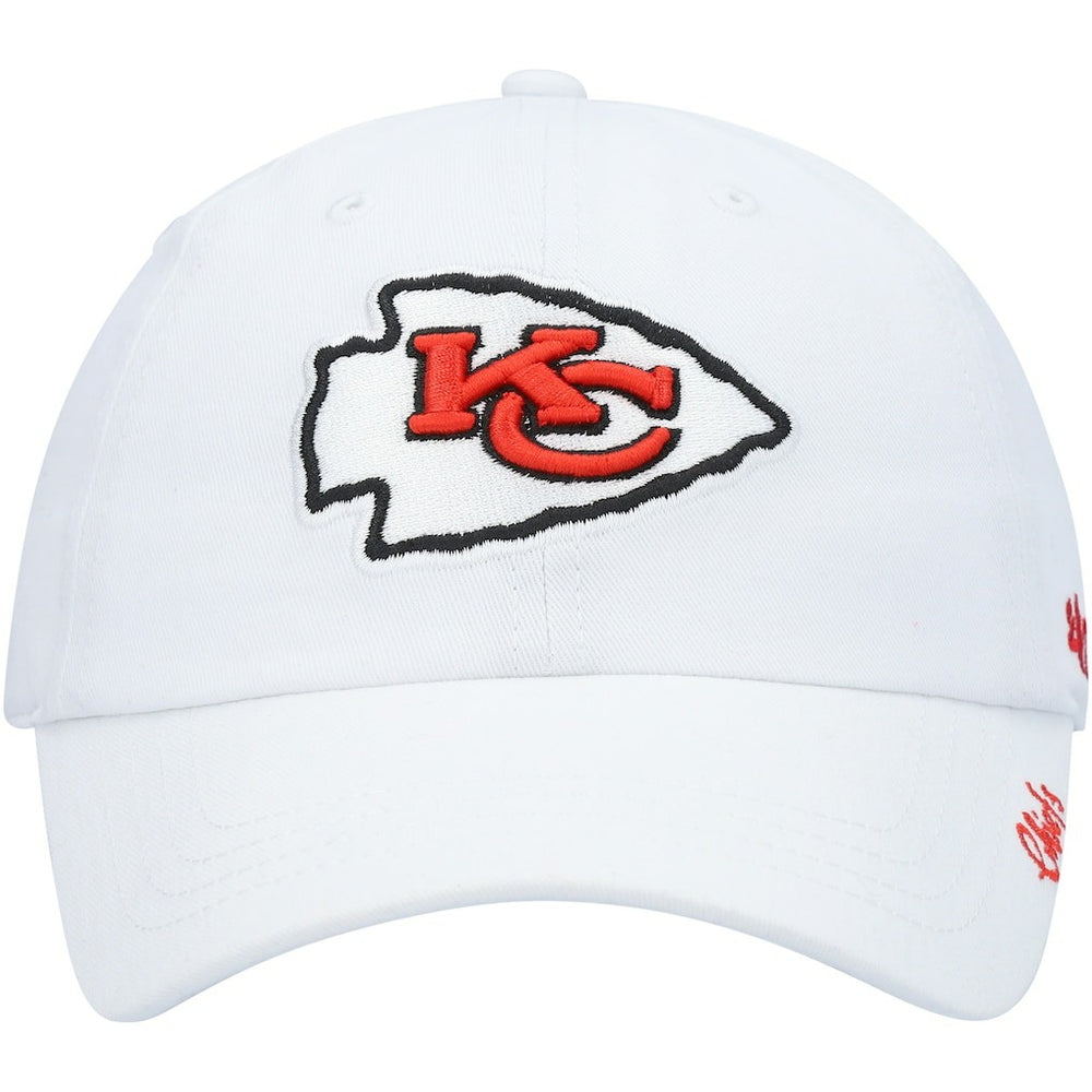 Kansas City Chiefs '47 Women's Miata Clean Up Logo Adjustable Hat White