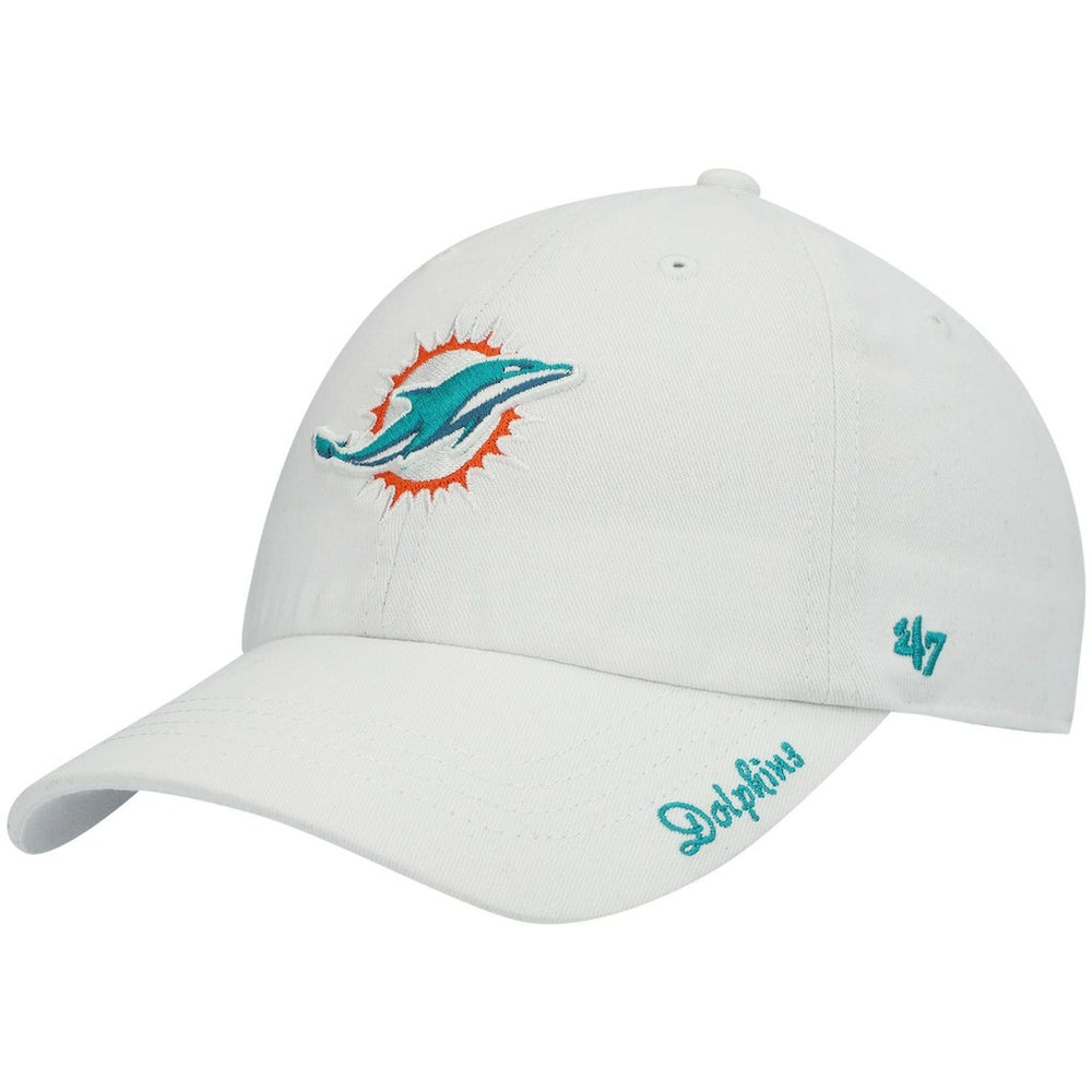Miami Dolphins '47 Women's Miata Clean Up Logo Adjustable Hat White
